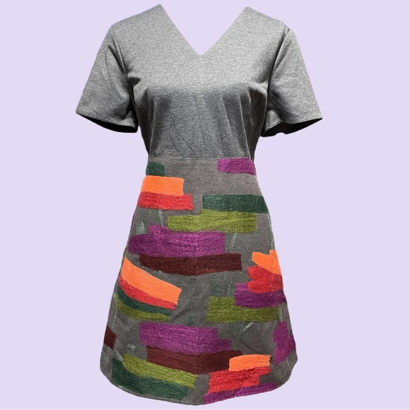 Raoul Anthropologie Embroidered Soliloquy Dress! Size 12P - NWT - Picture 1 of 7